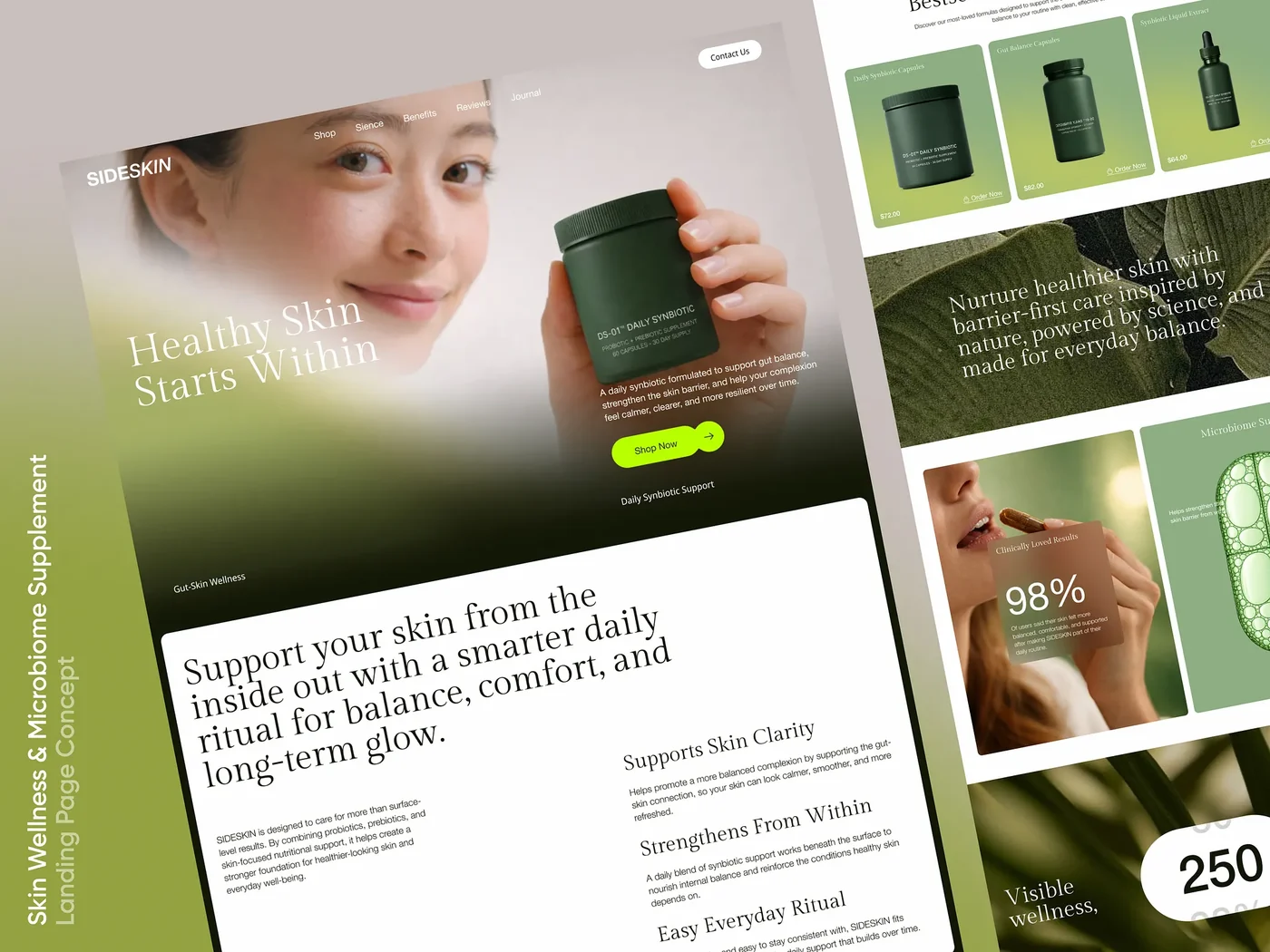 Health and beauty storefront